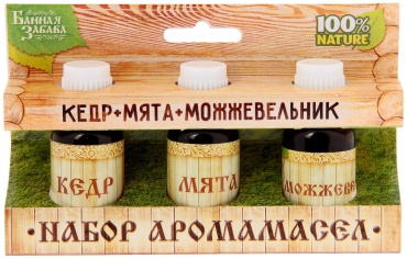 Добропаровъ набор для бани Кедр 3 шт