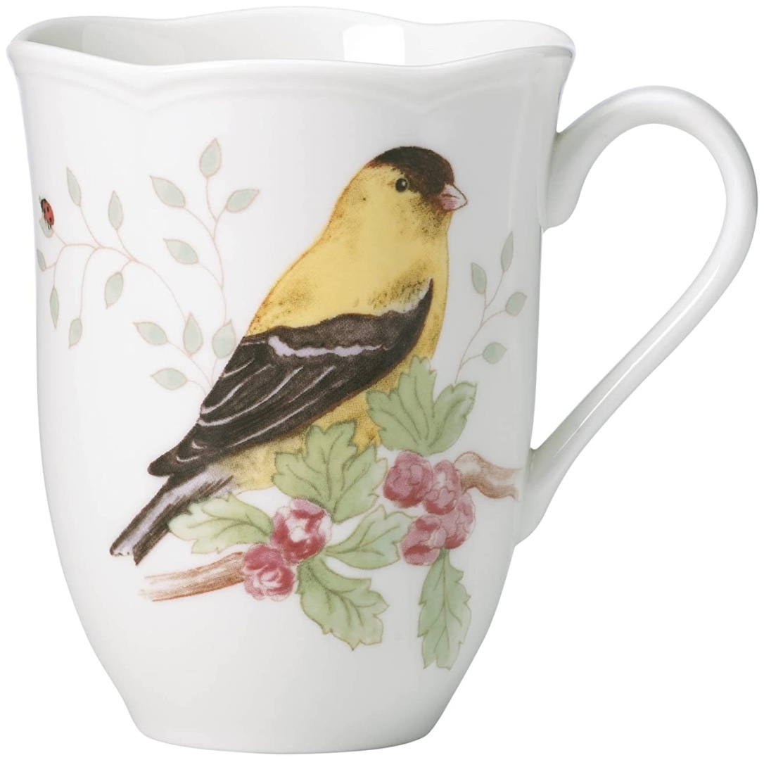 Кружка Lenox «BUTTERFLY MDW», 355 мл, фарфор, 1 шт.