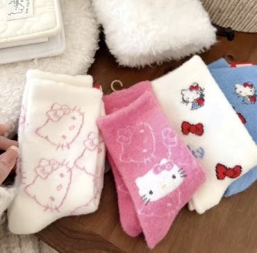 Носки Hello Kitty 30429109_091448695 1 пара синий, белый, розовый 34-37