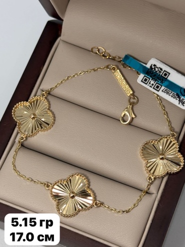 Italy Exclusive RJ Gold длина 17 см, вес 5.15 г золото, плетение якорное