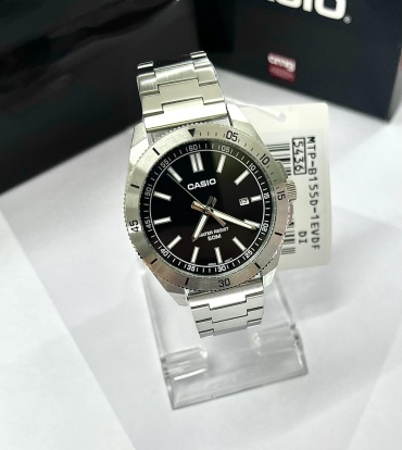 Кварцевые CASIO Casio AsMTP-B155D-1EVDF нержавеющая сталь