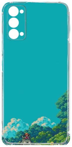 Чехол X-Quantum для OPPO Reno4 рисунок