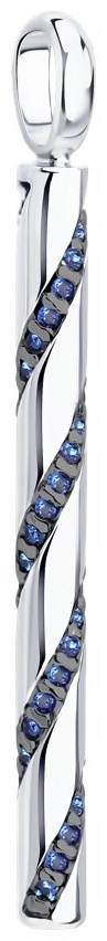 Подвеска Diamant PEN-DI-925-41698257 вес 2.31 г серебро, фианит