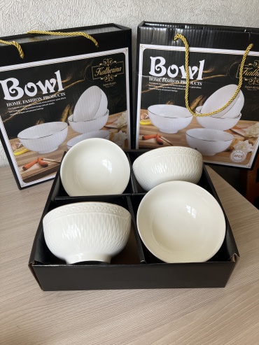 Katherina набор пиал Bowl 300 мл, фарфор, 4 шт