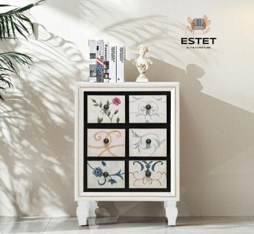 Комод ESTET Гармония, 60x42x82 см, белый