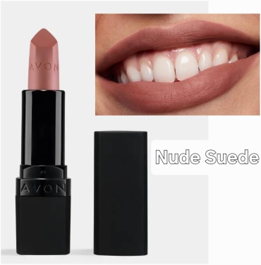 Avon ULTRA COLOUR матовая помада Nude Suede 3