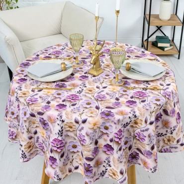 Скатерть With love A.B. 150x150 см, хлопок, дак, 1 шт
