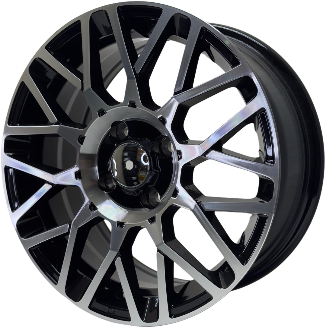 Yixing 5176 WestWheelsShop 6.5x15/4x100 D67.1 ET35 4 диска черный, хром
