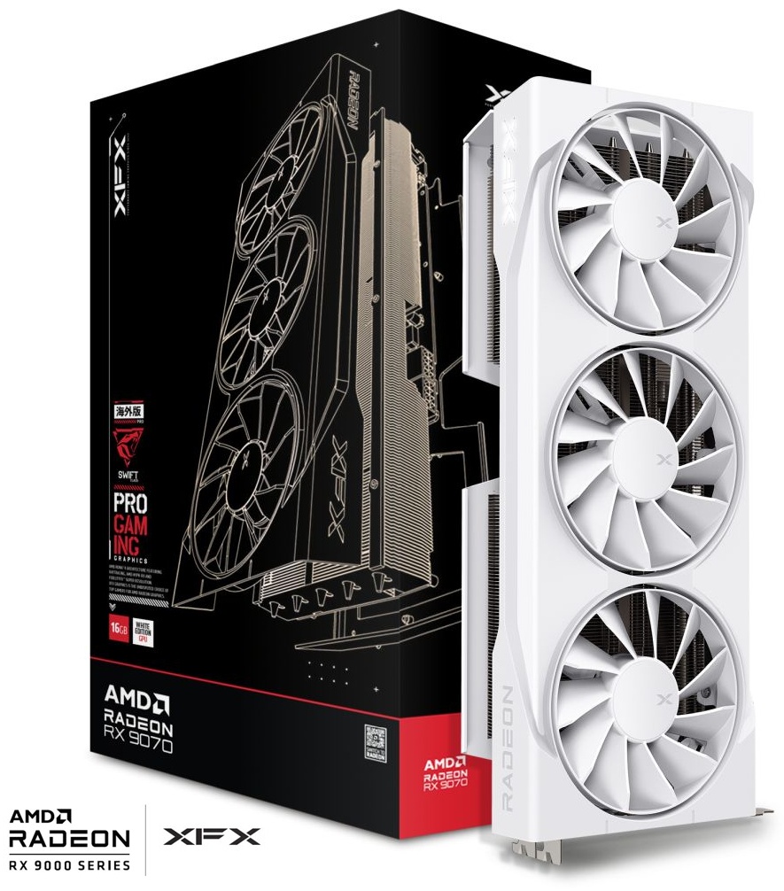 Видеокарта XFX AMD Radeon RX 9070 16 Гб