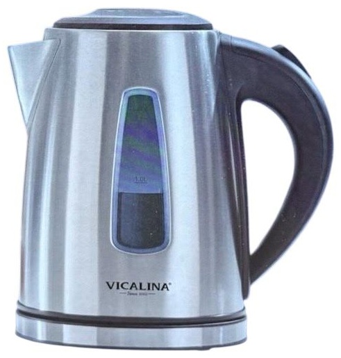 Электрочайник Vicalina VL-1762 серебристый, черный