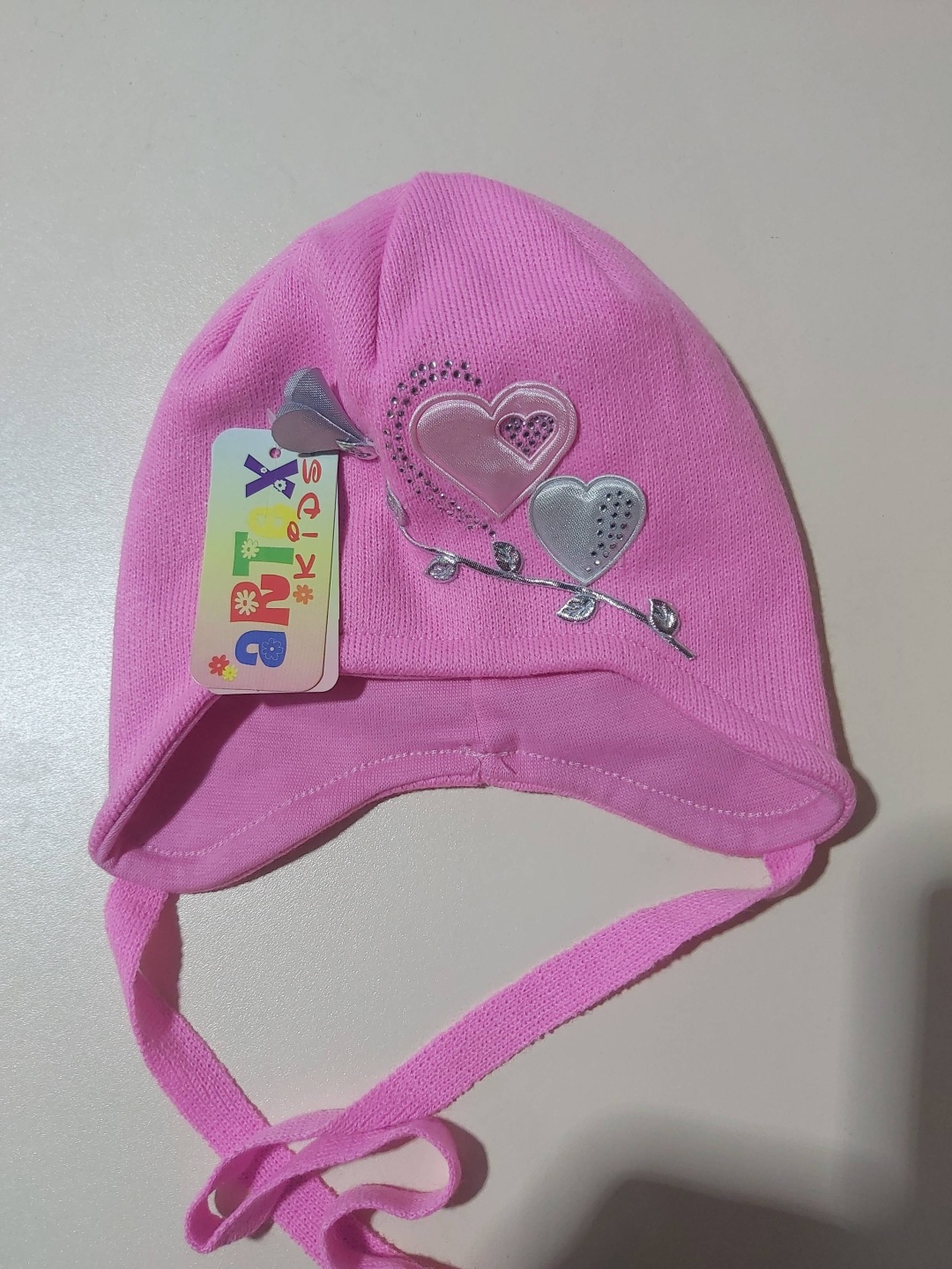 Шапка Artex Kids 537666034 розовый 44, 48