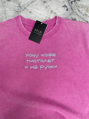 Футболка My_iglart розовый
