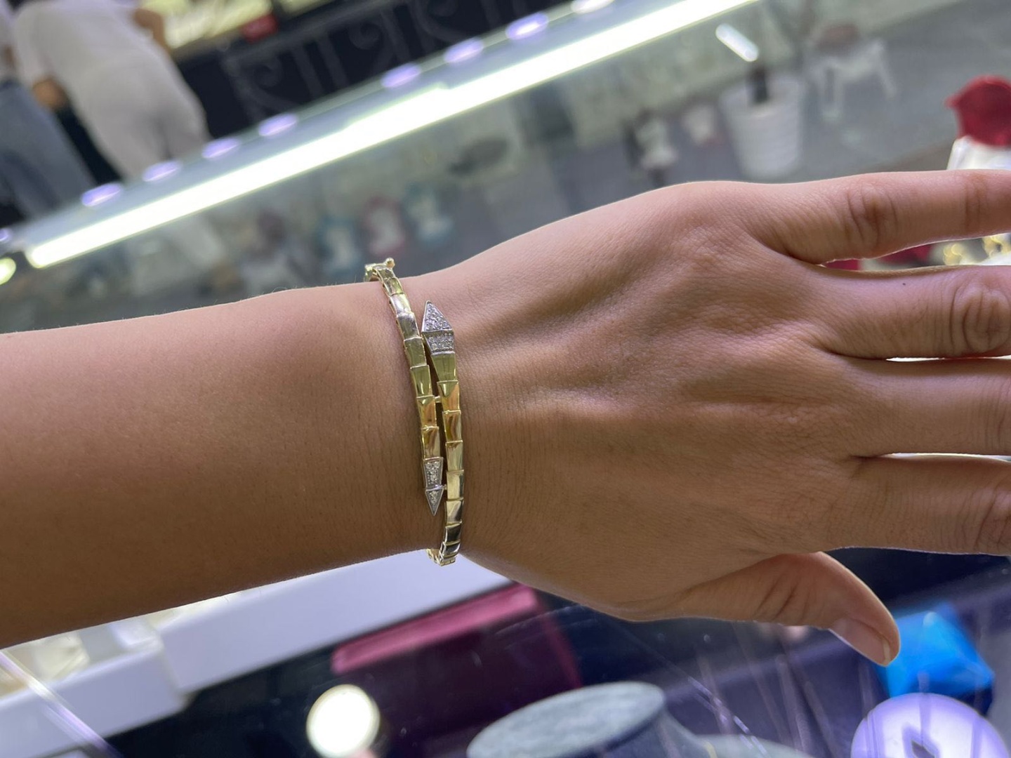 Zeregold1 jewelry 189 длина 17 см, вес 7.17 г золото, плетение обод