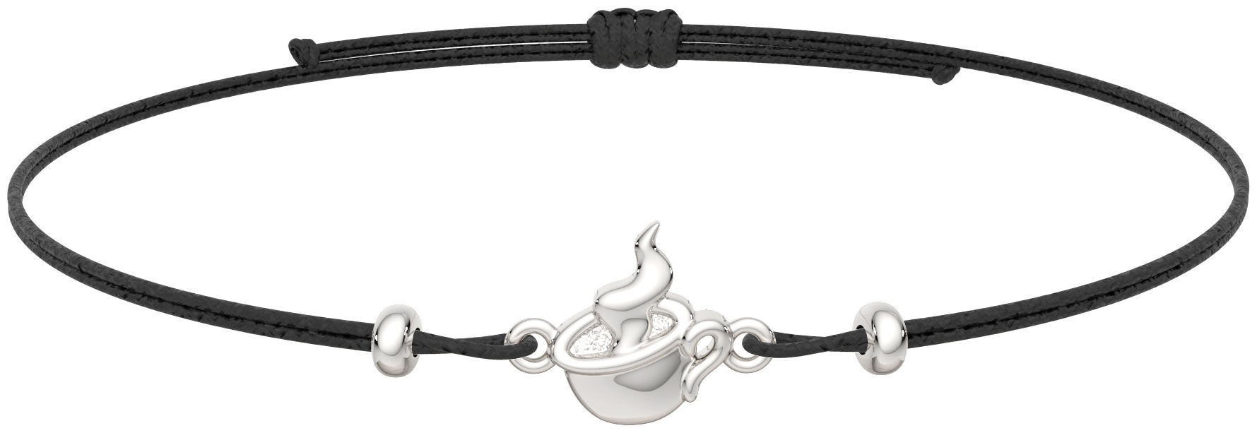 Lucente Silver BRA-LU-925-7310723-18 длина 18 см, вес 0.858 г серебро, плетение отсутствует