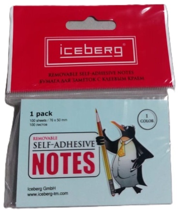 Стикеры для заметок ICEBERG 7021146, бумага, 100 шт