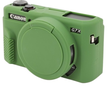 Чехол MAMEN Canon PowerShot G7X3 зеленый