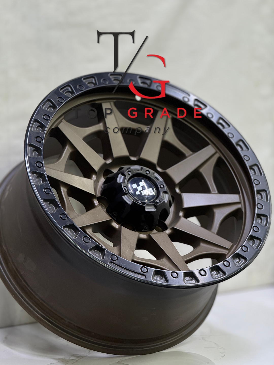 Top Grade Tg0021 9x18/6x139.7 D110 ET0 4 диска черный, коричневый