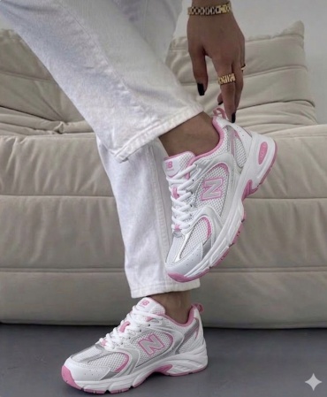 Кроссовки FASHION Кроссовки белый, розовый