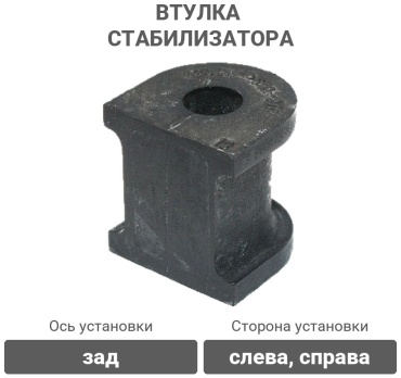 Shin Hwa втулка стабилизатора H-208
