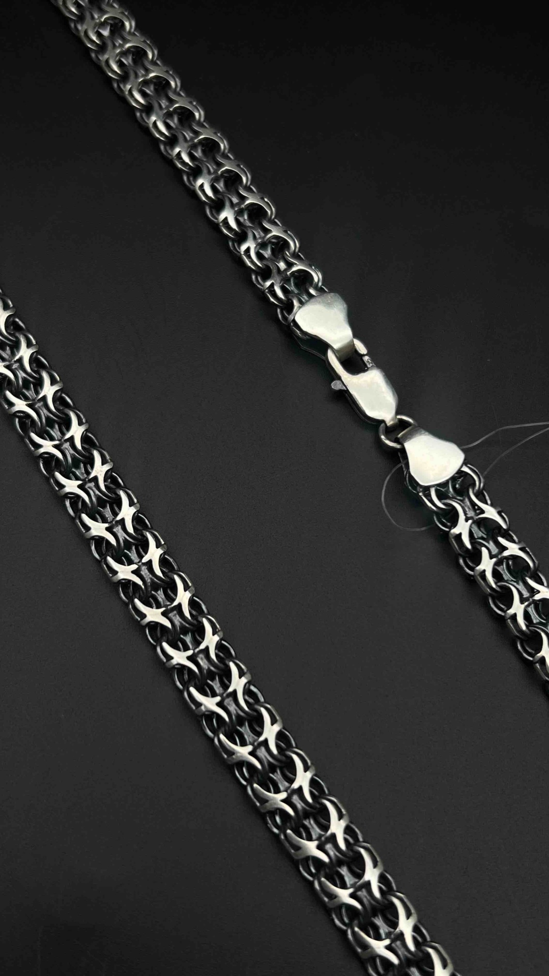 Era Jewellery Ramzes005 длина 60 см, вес 57.55 г серебро, плетение рамзес