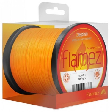 DELFIN монофильная леска Flamez 0.28 мм оранжевый
