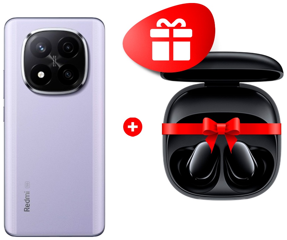 Смартфон Xiaomi Redmi Note 14 PRO+ 5G 8 ГБ/256 ГБ фиолетовый + подарок