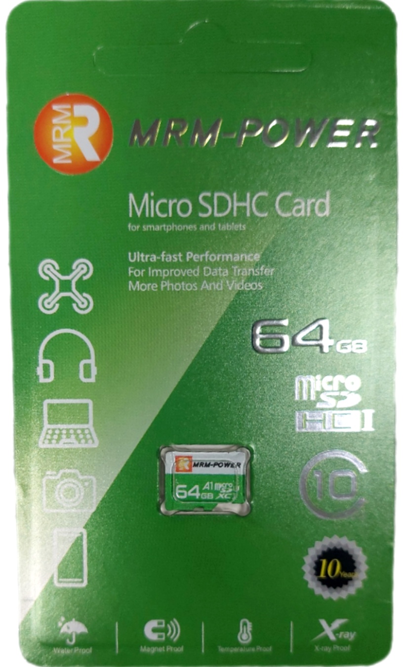 Карта памяти MRM-POWER microSDHC P/N:MRM20250313 64 Гб