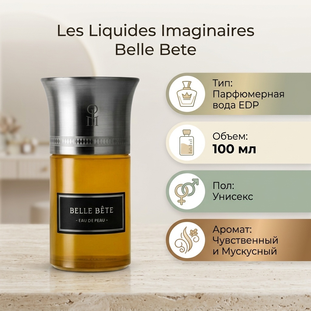 Les Liquides Imaginaires Belle Bete парфюмерная вода EDP 100 мл, унисекс