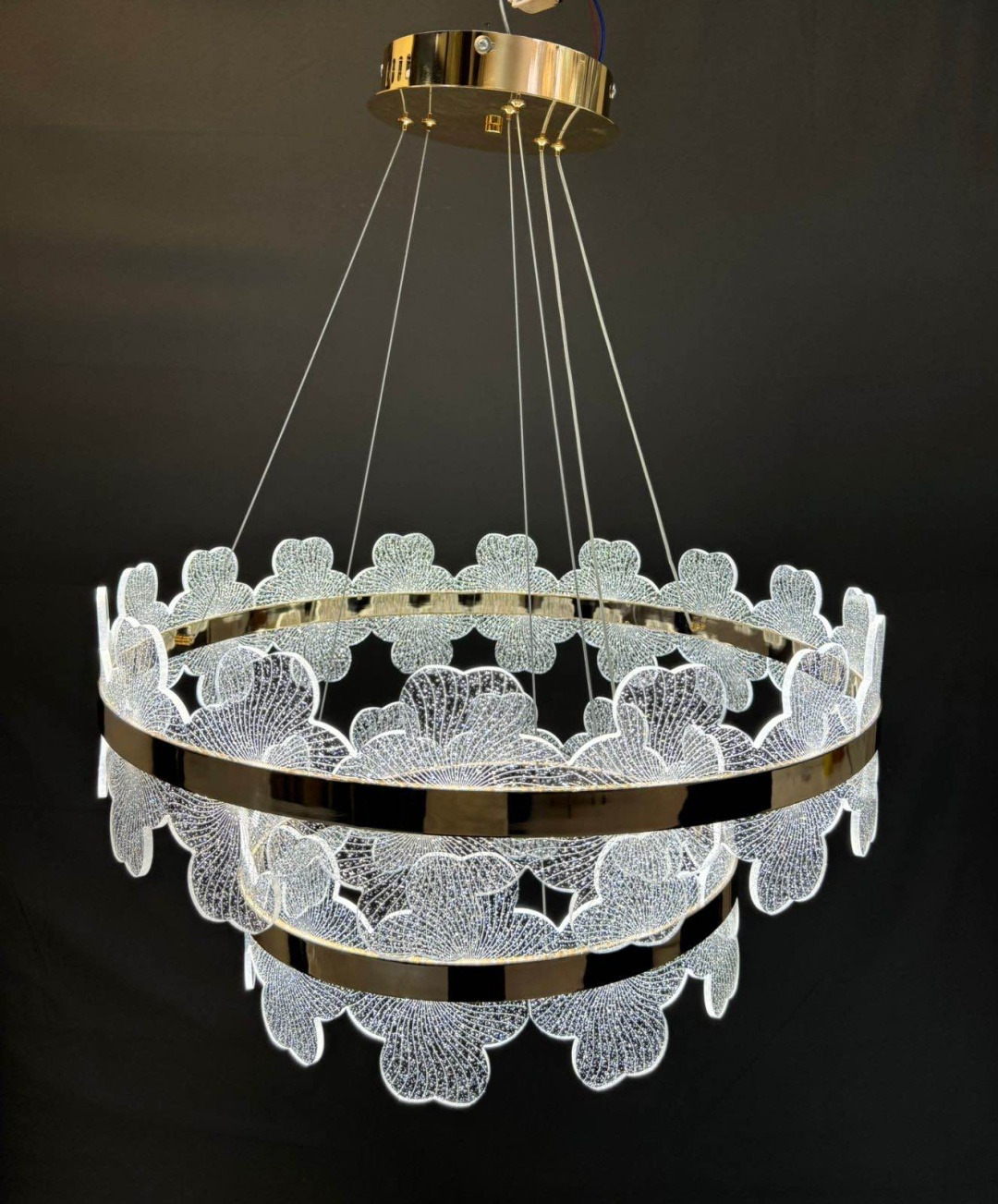 Люстра подвесная LED, кол-во ламп: 2 шт