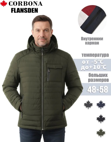 Демисезонная куртка зеленый