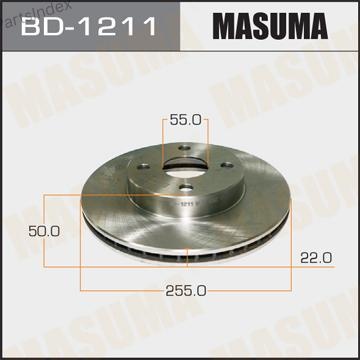 Masuma Диск Тормозной BD1211