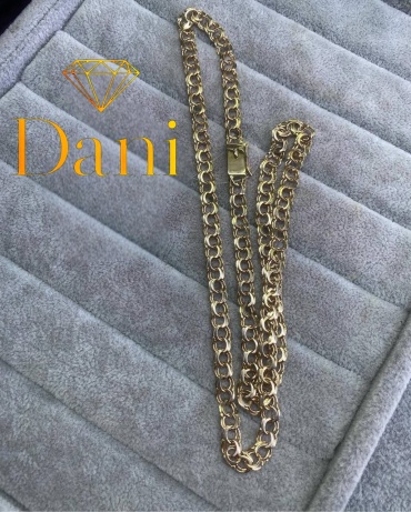 Dani DANI-KOR-SEP-240 длина 55 см, вес 19.82 г золото, плетение бисмарк
