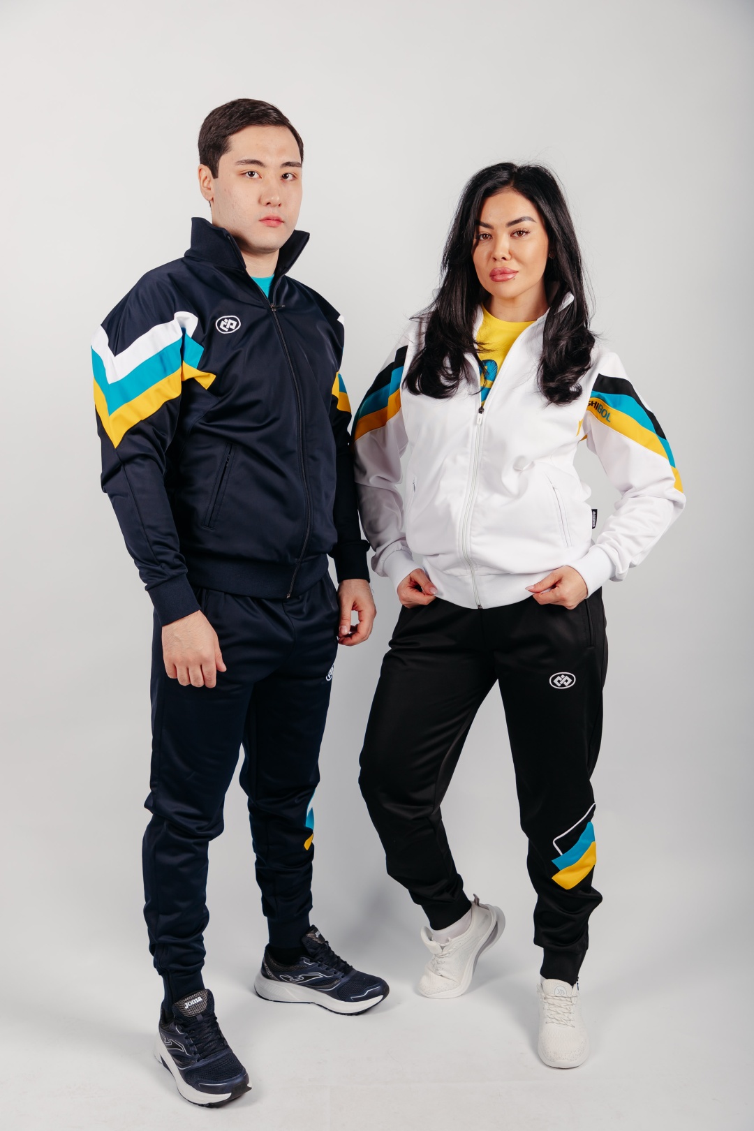 Спортивный костюм CHEMPION черный, белый