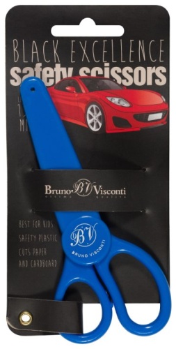 Ножницы детские Bruno Visconti 60-0028/01, 12 см, синий