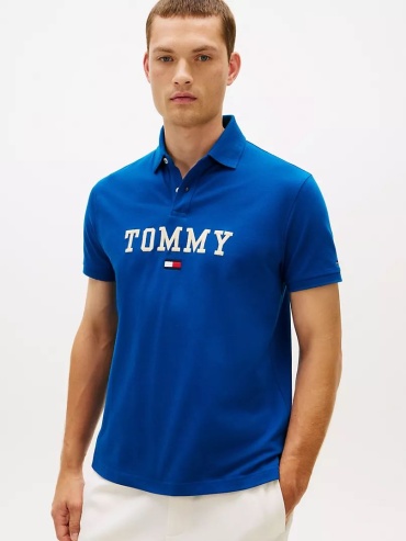 Поло Tommy Hilfiger синий