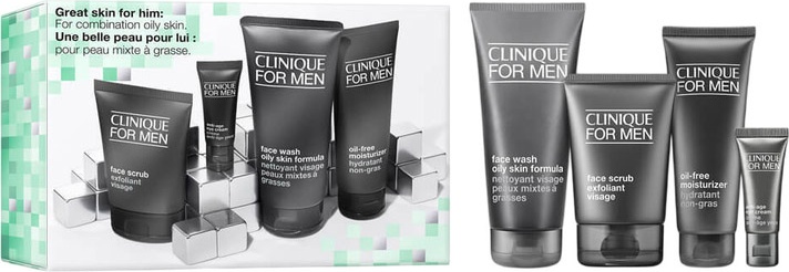 Clinique Great Skin Oily Combination набор по уходу за лицом для мужчин