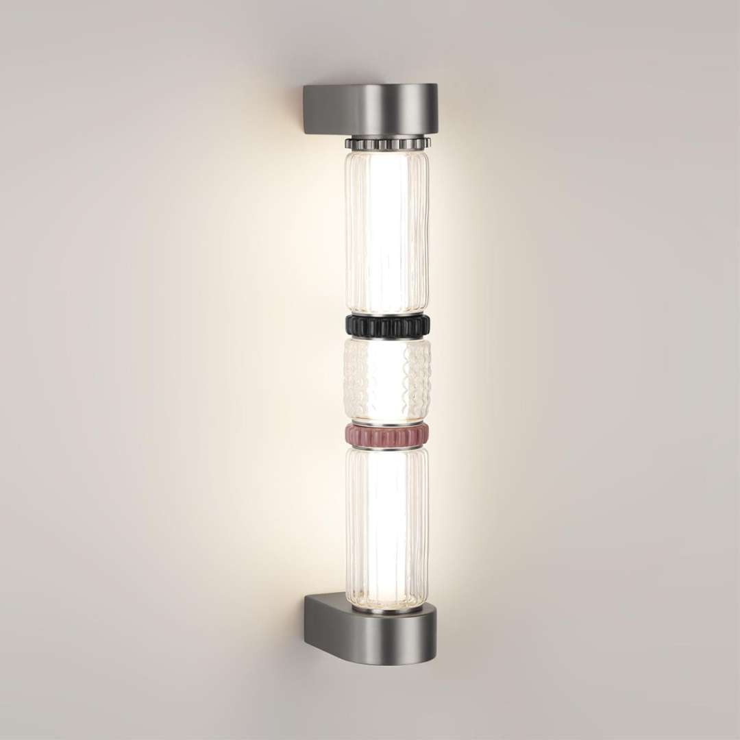 Бра настенный Odeon Light LED, серый, прозрачный