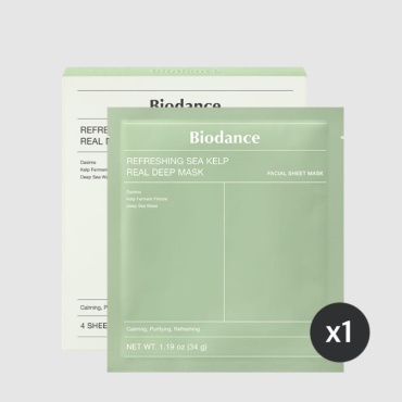 Маска для лица Biodance гидрогелевая BIODANCE Refreshing Sea Kelp Real Deep Mask 34 g 1 шт