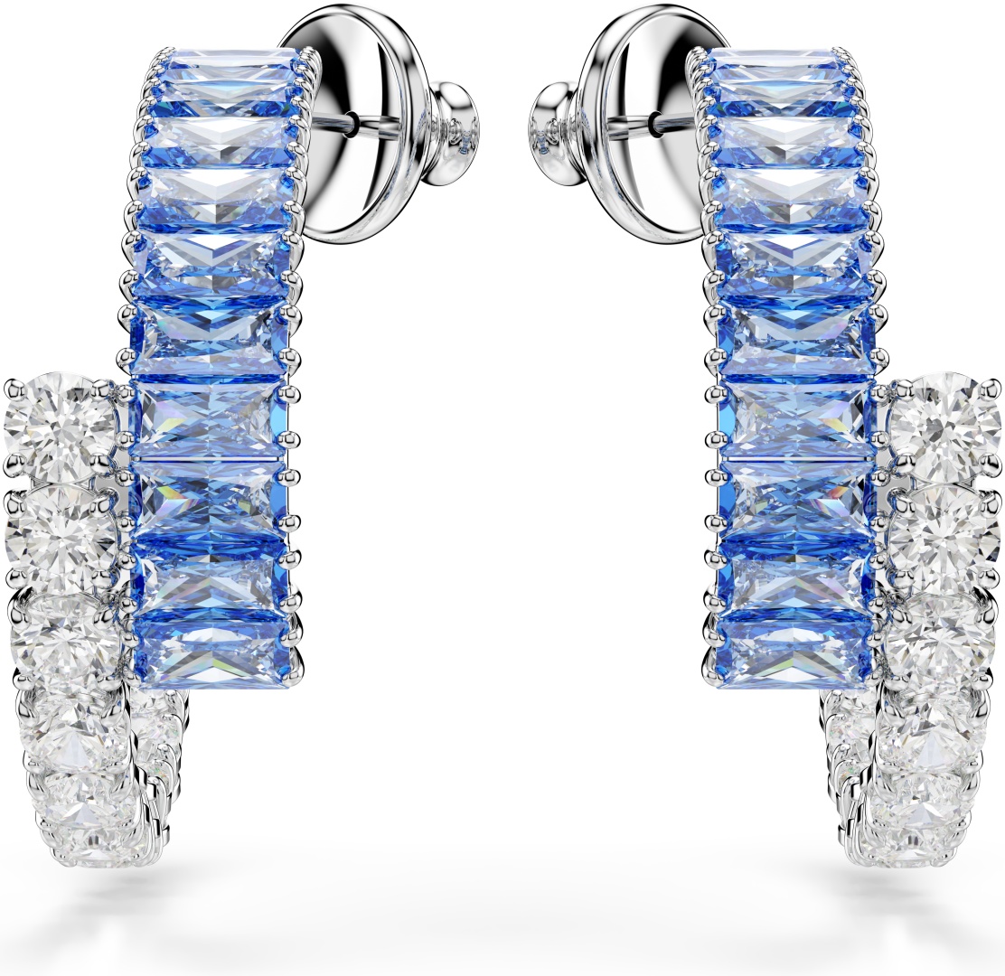 Серьги Swarovski ювелирный сплав, кристаллы Swarovski