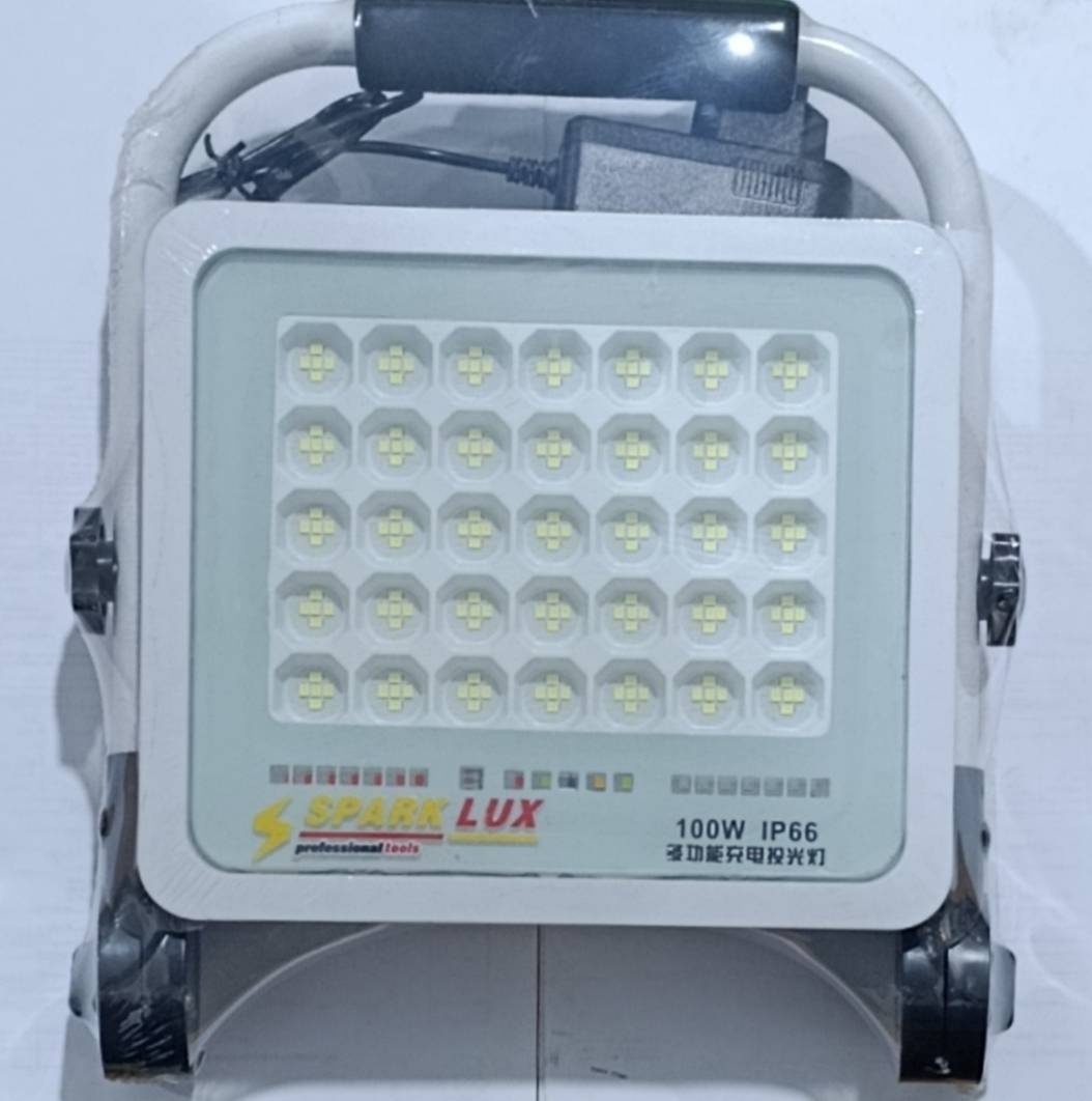 Прожектор напольный Spark Lux 100 Вт, холодный белый