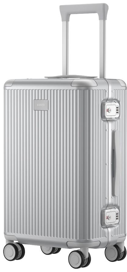 Чемодан Xiaomi Aluminum204673 поликарбонат 65 л серебристый