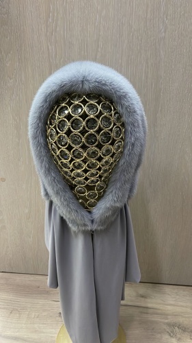 Косынка SemiFur размер 56, 57, 59, 61, серый