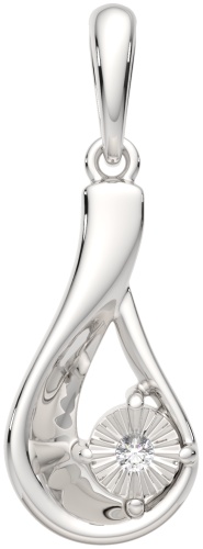 Подвеска Lucente Silver ZO-04D0019 вес 1.47 г серебро, бриллиант