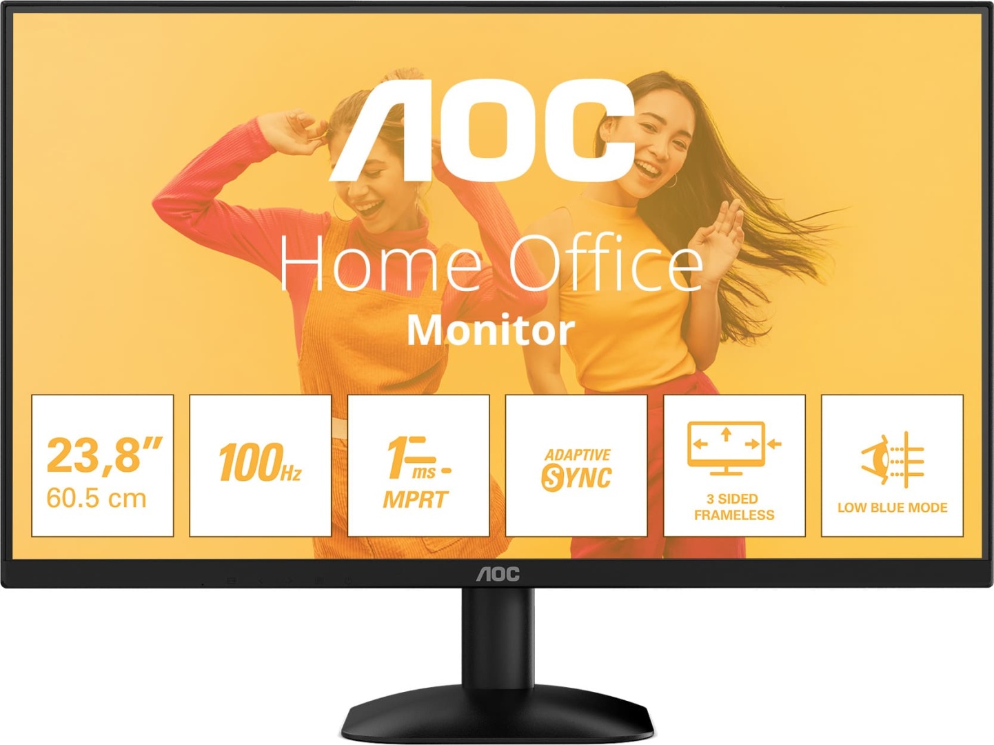 Монитор 23.8" AOC 24B35HM2/01/00 черный