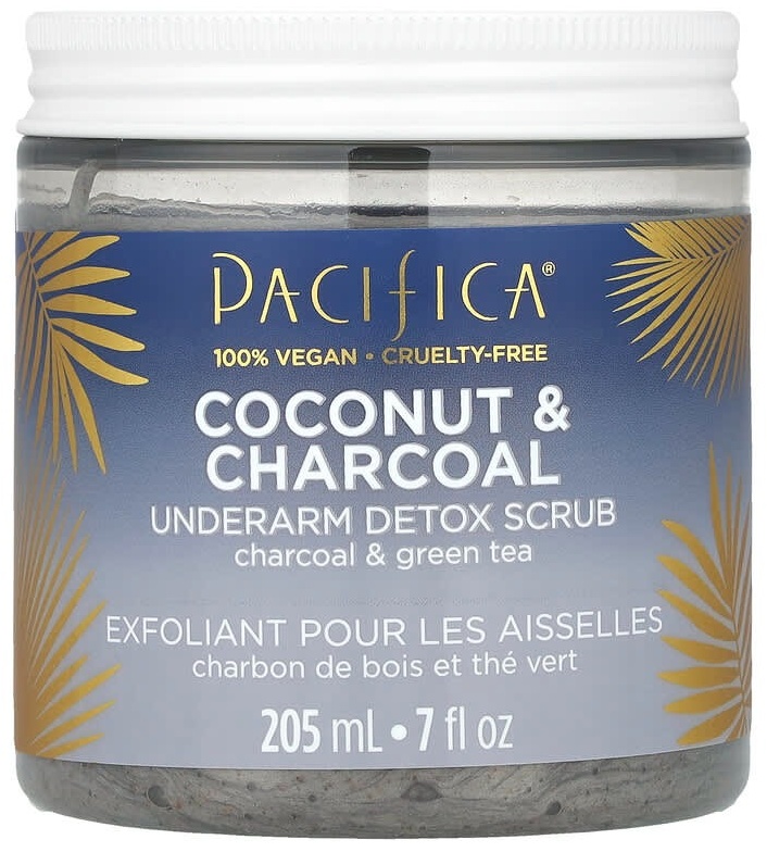 Pacifica скраб Coconut & Charcoal для тела 205 мл