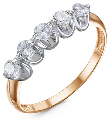 ORTA GOLD 1417507 1 1 1 размер 17 вес 1.88 г золото, фианит