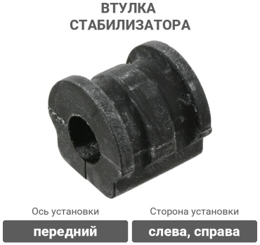 Lemforder втулка стабилизатора 3588601