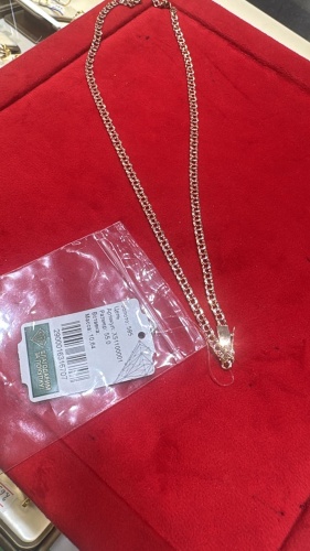 Золото KEREMET JEWELLERY длина 55 см, вес 10.64 г золото, плетение бисмарк