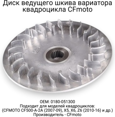 CF Moto щека вариатора 0180-051300