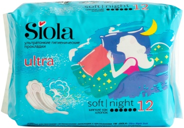 SIOLA прокладки Soft Night 12 шт